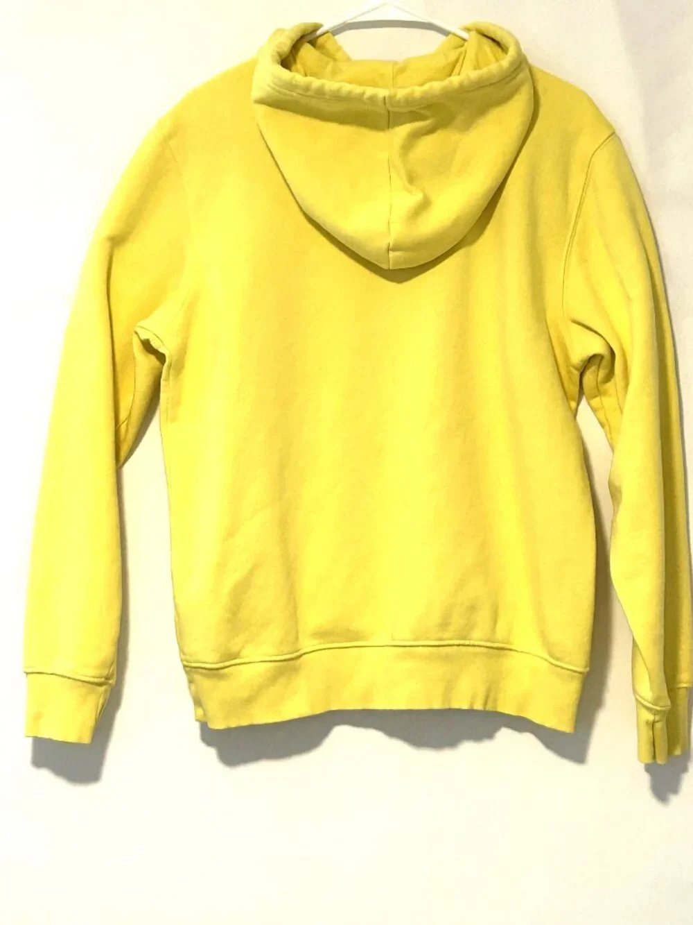The North Face men's yellow hoodie, size small